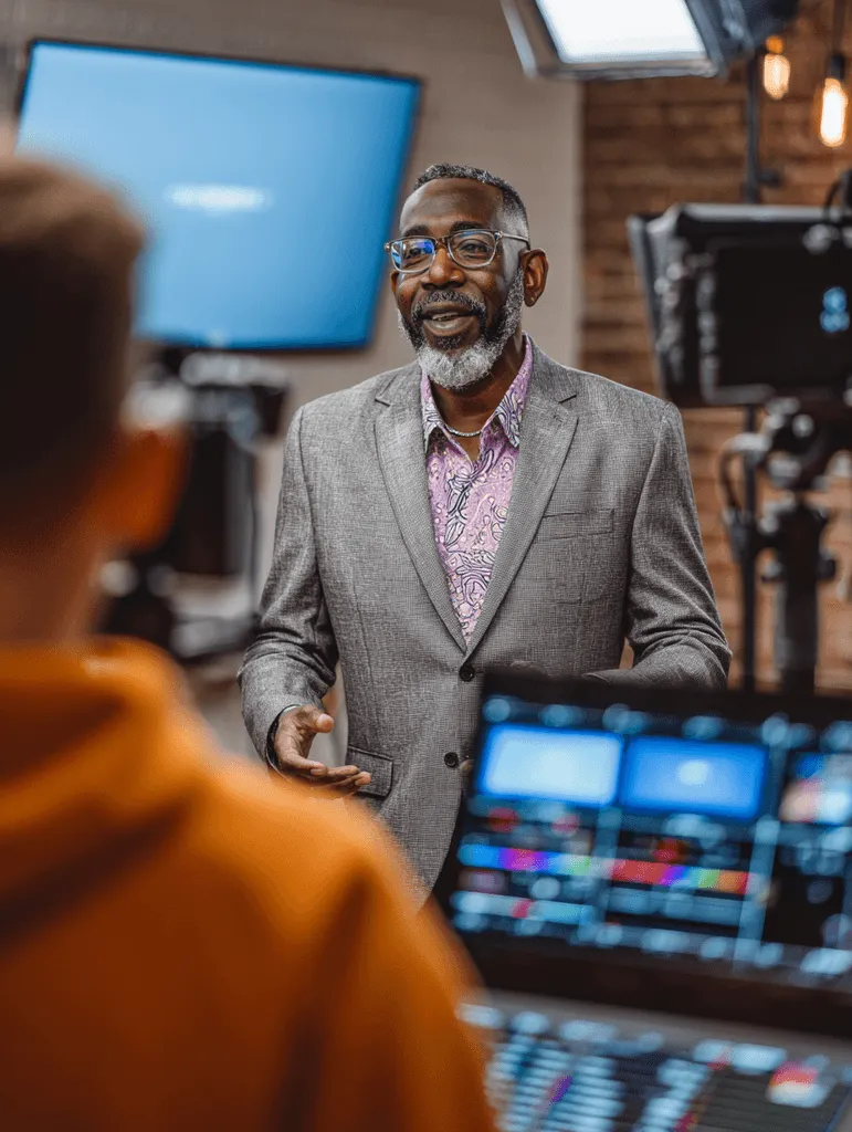 Pastor Young leads a modern online service after a long-term partnership.