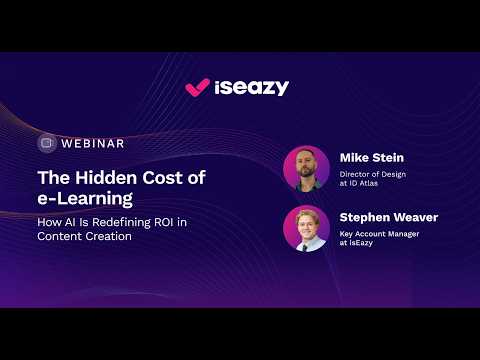 The Hidden Cost of e-Learning