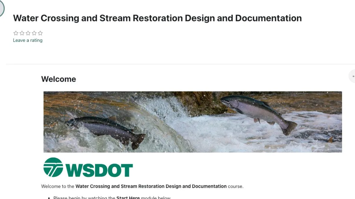Water Crossing & Stream Restoration